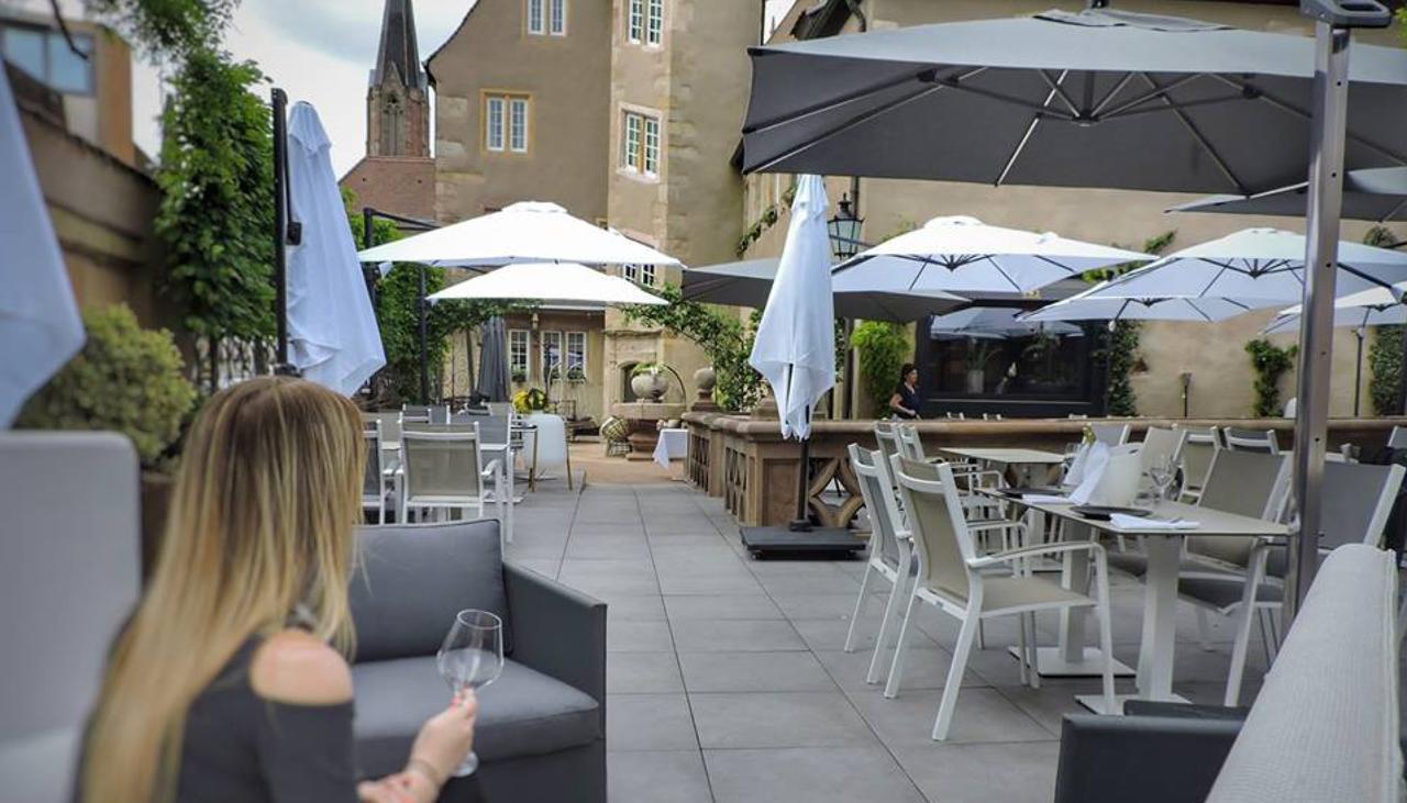 Hotel Restaurant L'Orchidee Ensisheim Luaran gambar
